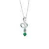 The original design of the national trend snake necklace is feminine and fashionable. The stainless steel collarbone chain of the 12 zodiac cute little snakes is in a wholesale trend Item Picture